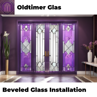 Beveled Glass Installation